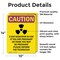 Signmission Radiation & Laser Sign, 14 in H x 10 in W, Vinyl Decal, Rectangle OS-2PACK-CR-D-1014-V-10284 - alternate 5